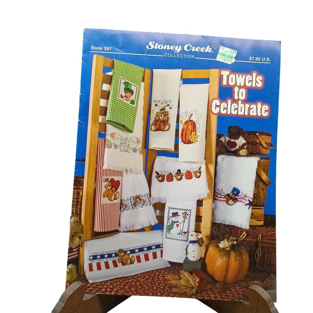 Stoney Creek "Towels To Celebrate" Book 397 Cross-Stitch Pattern Collection